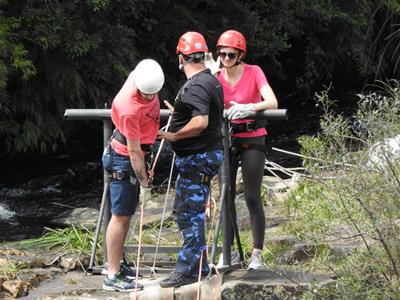 Realizado Rappel na Cascata do Avencal 49