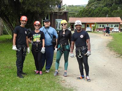 Realizado Rappel na Cascata do Avencal 59