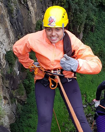 Realizado Rappel na Cascata do Avencal 9