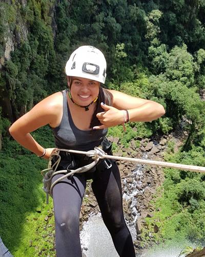 Realizado Rappel e Tirolesa na Cascata do Avencal 39