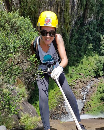 Realizado Rappel e Tirolesa na Cascata do Avencal 5