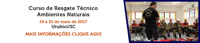 Curso de Resgate técnico em ambientes naturais dias 19 e 21 de maio de 2017 no Parque Cascata do Avencal em Uribici Santa Catarina